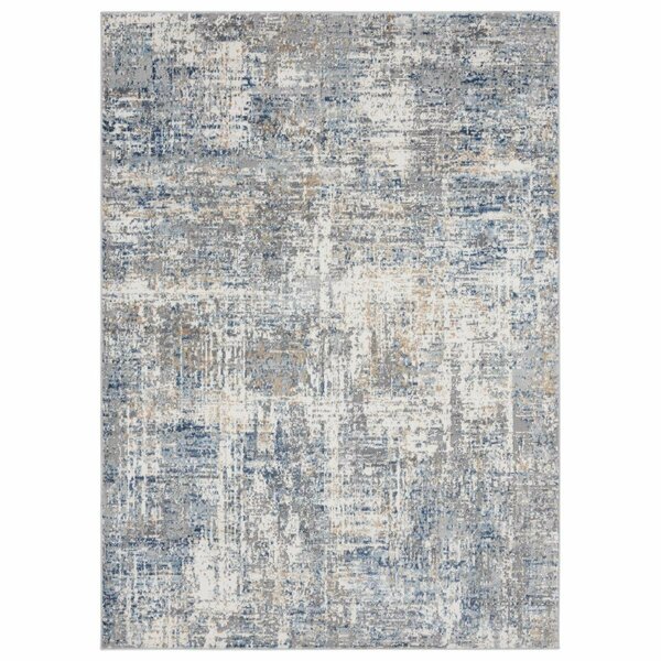 United Weavers Of America Austin Elegance Blue Area Rectangle Rug 5 ft. 3 in. x 7 ft. 2 in. 4540 20160 58